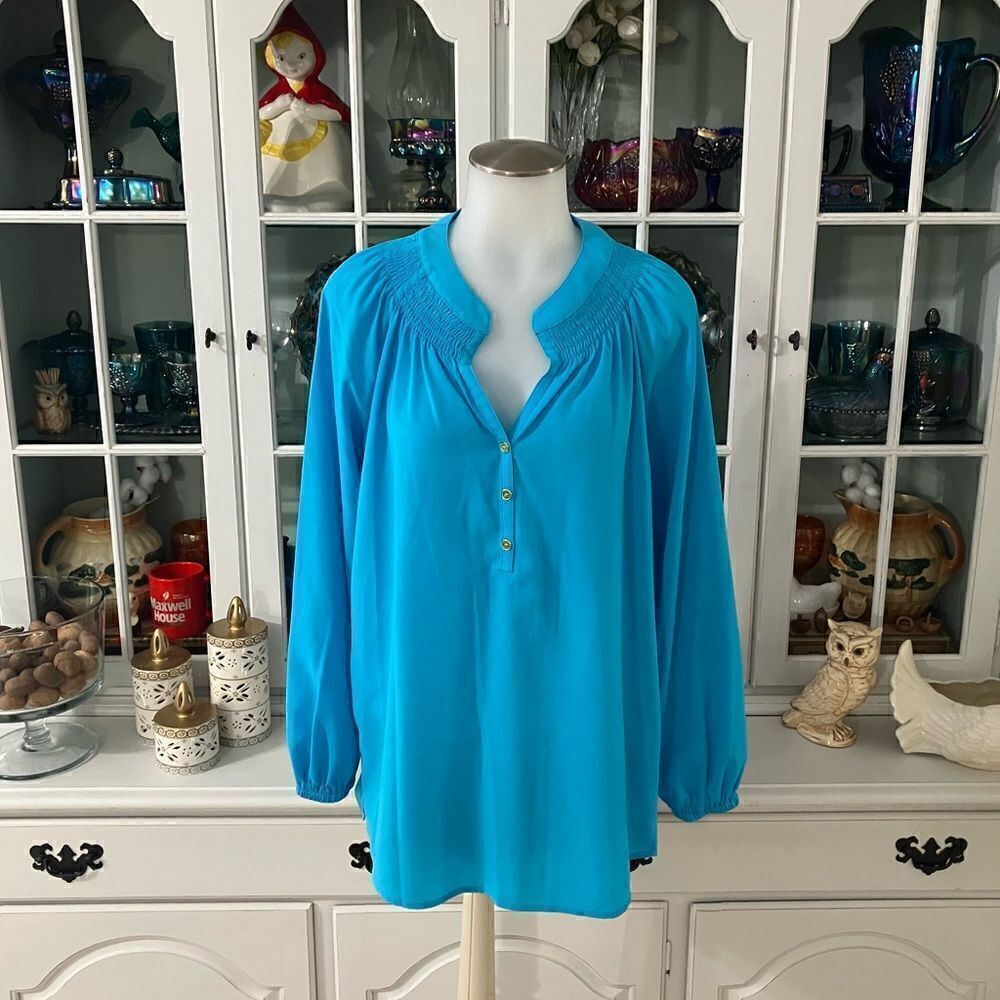 Blue blouse  Size Small  Pappagallo